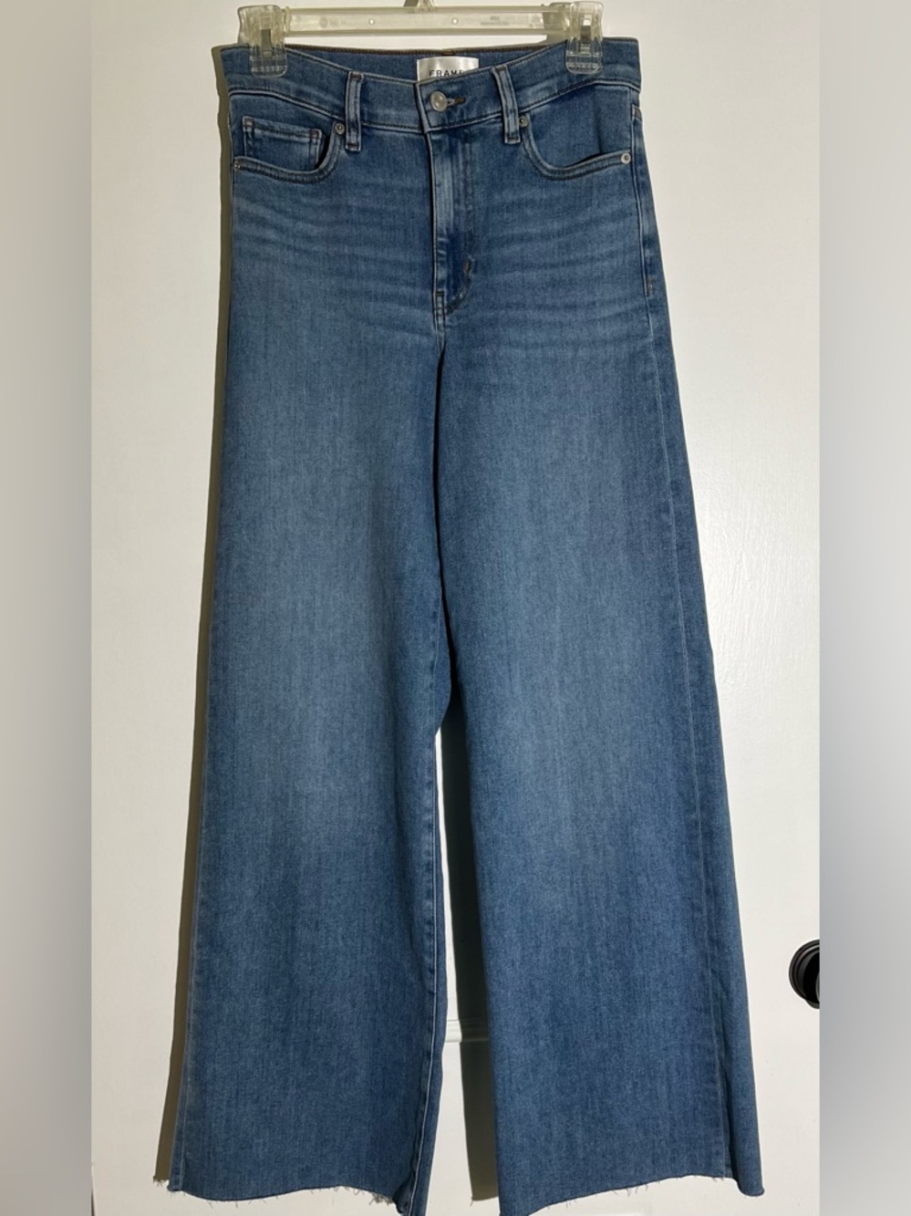 Frame Denim High-Rise Wide Leg Jeans - Picture 5 of 8